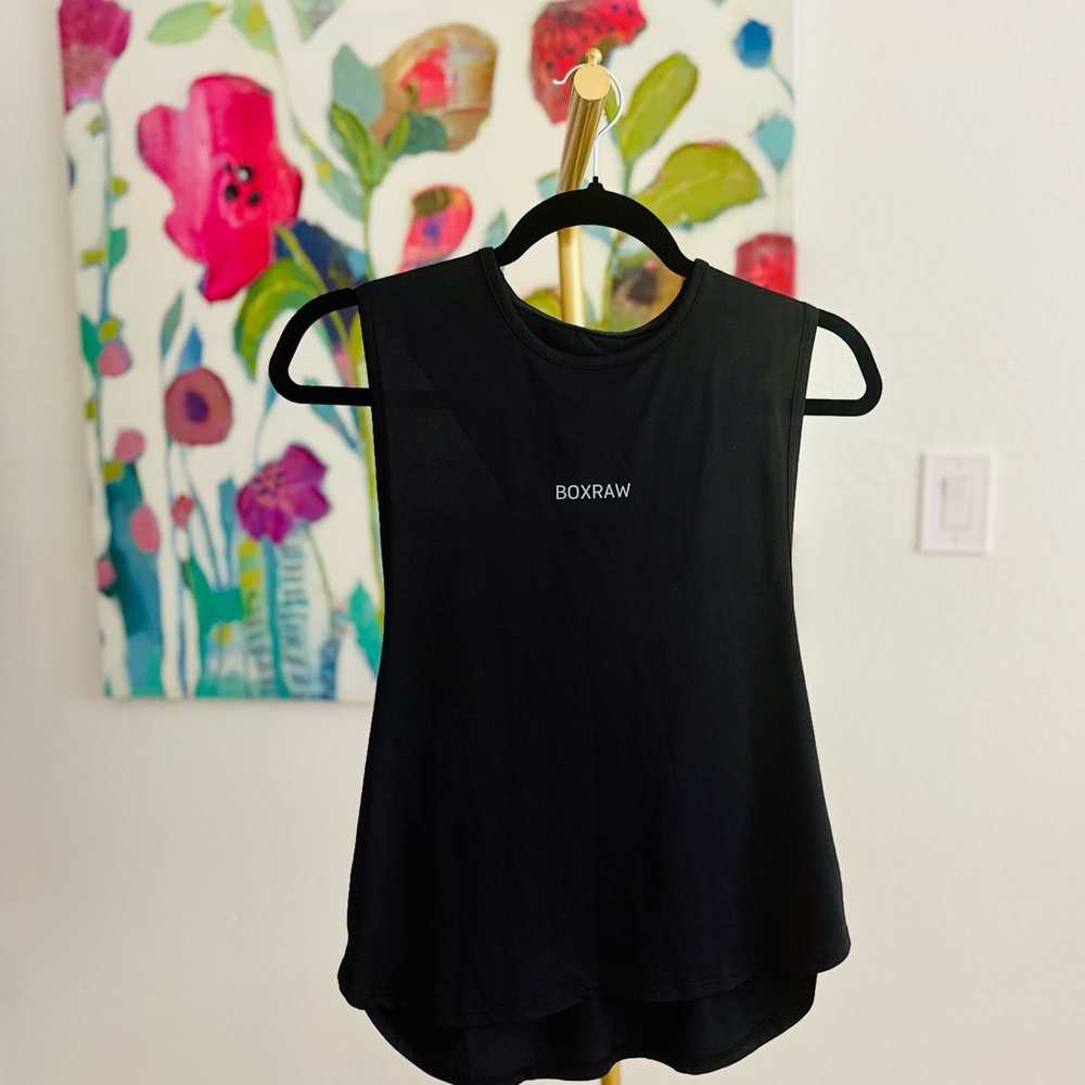 BOXRAW Lucia Curved Hem Muscle Tank